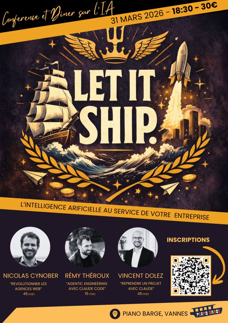 Affiche — Let it ship #2